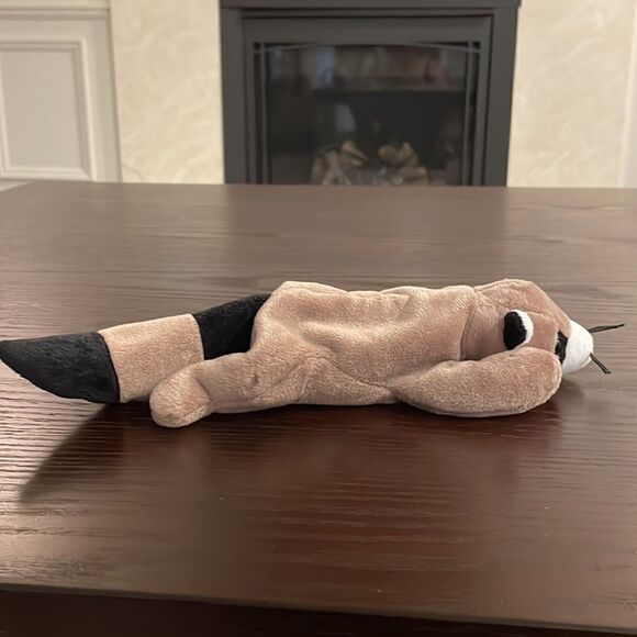Ringo the Racoon Original Ty Beanie Baby Collection 1995 11” long Great Conditi… - Picture 4 of 8